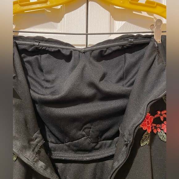 Beautiful Flirty Flounce Hemline Strapless Dress by Rob & Ali - Picture 9 of 9